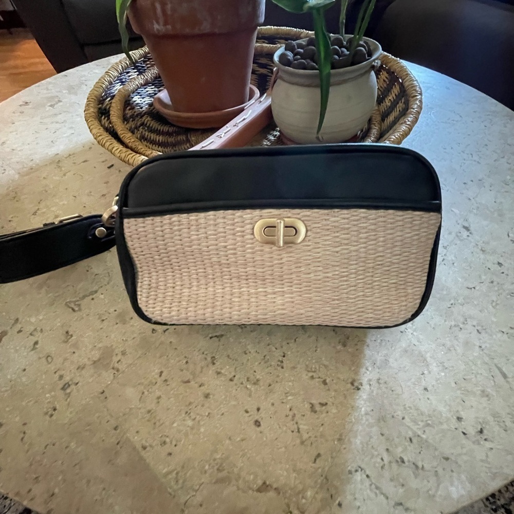 Target Black and Cream Women's Bag